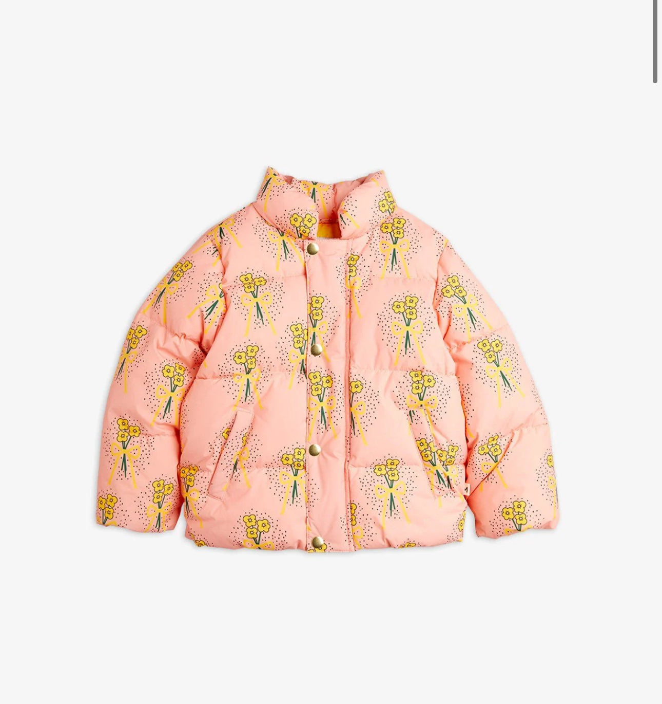 WINTER FLOWERS PUFFER JACKET