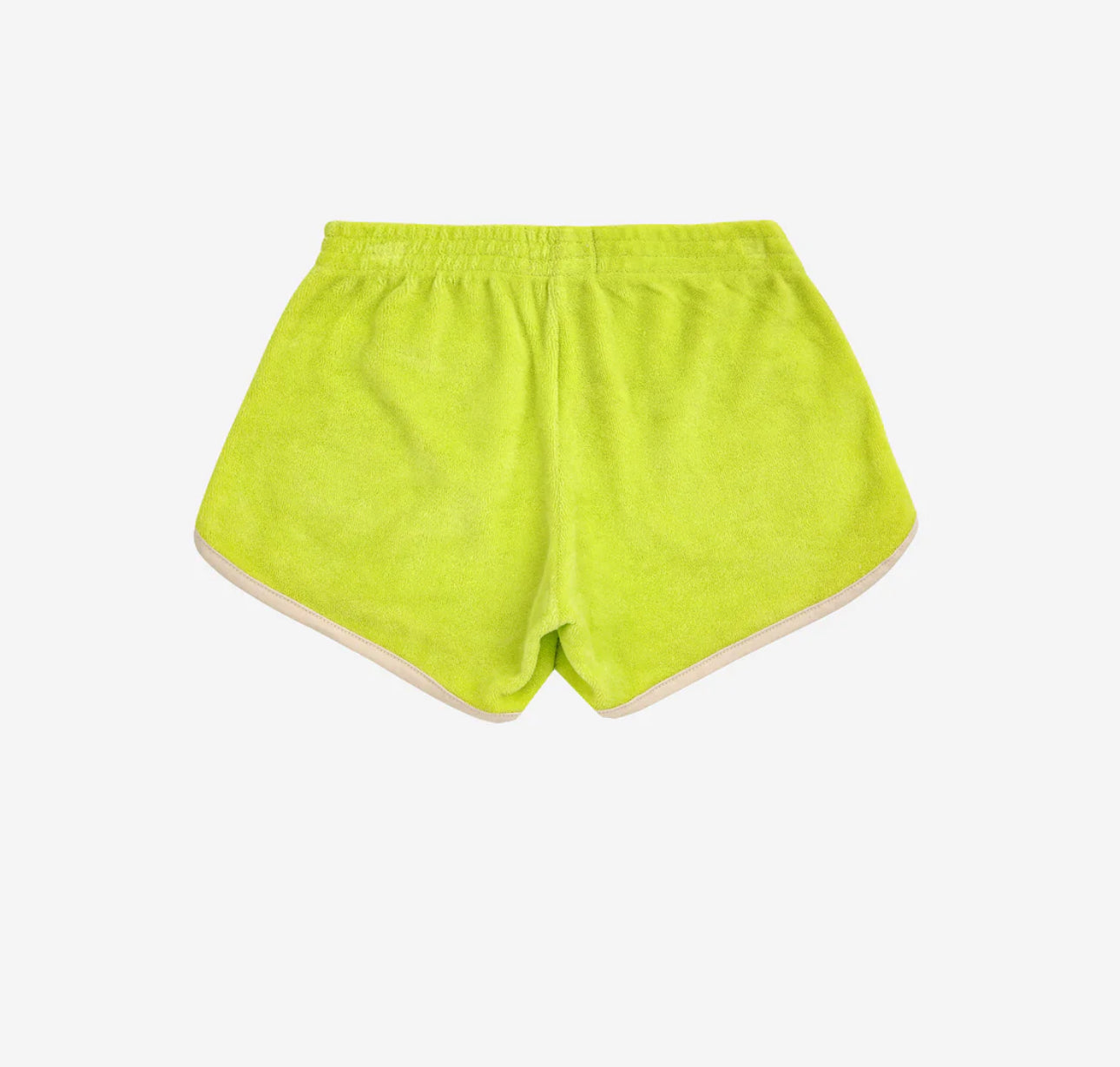 GREEN TERRY SHORTS