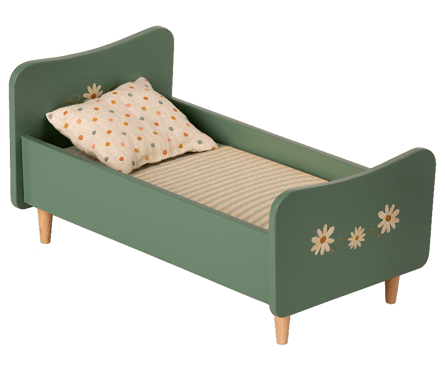 LETTO IN LEGNO MINI BLU MENTA