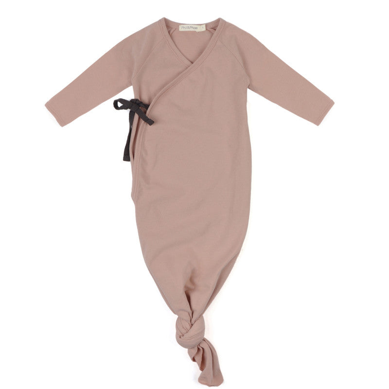 BODY KNOTTED BABY GOWN ROSA